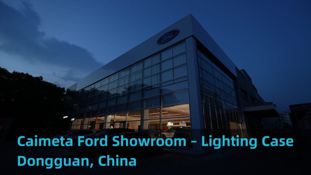 AI Lighting for FORD Car Showroom