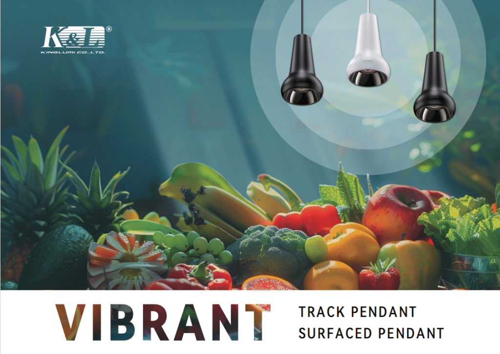 AI Pendant Light for supermarket