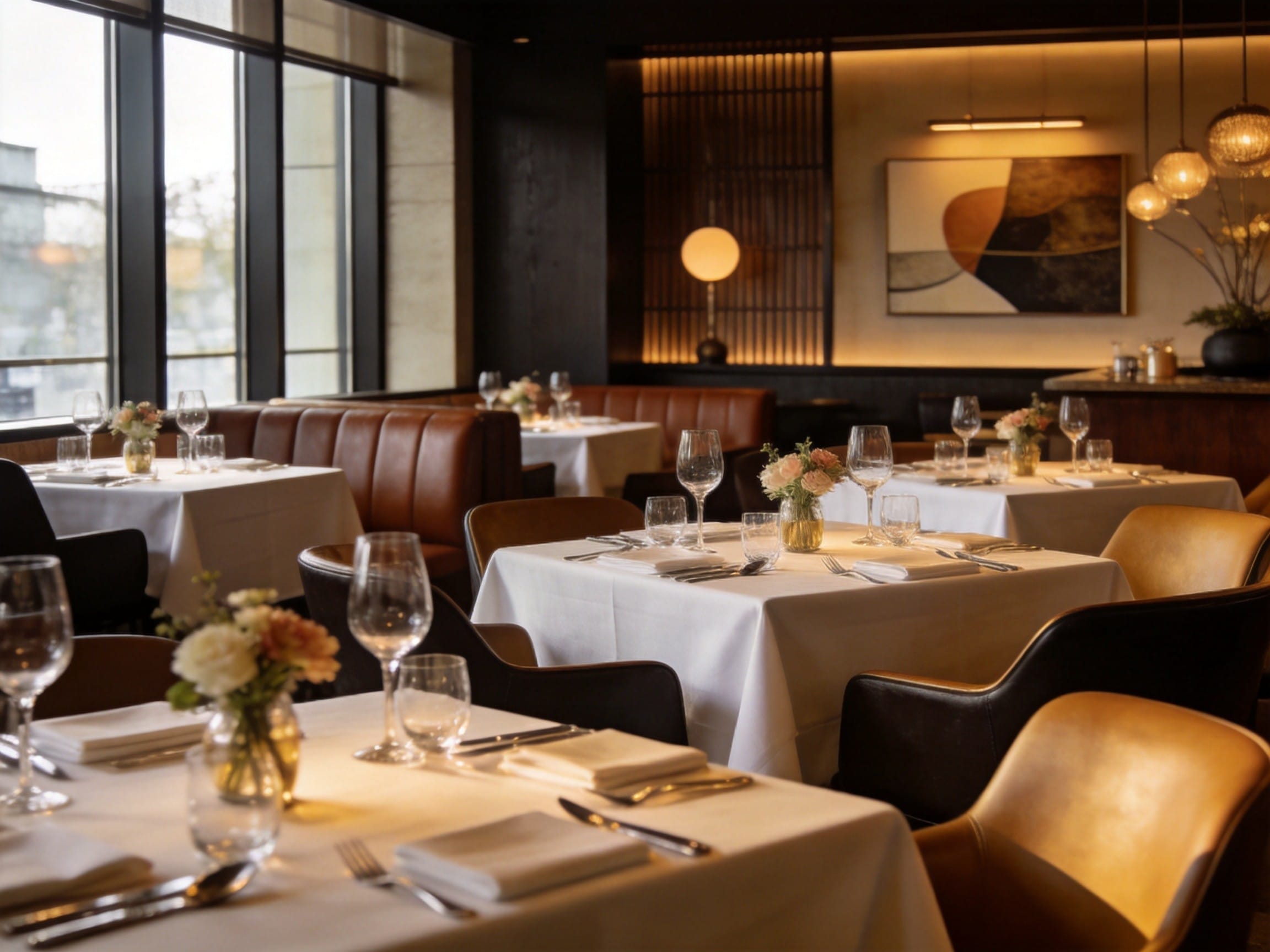 Smart restaurant lighting scene control