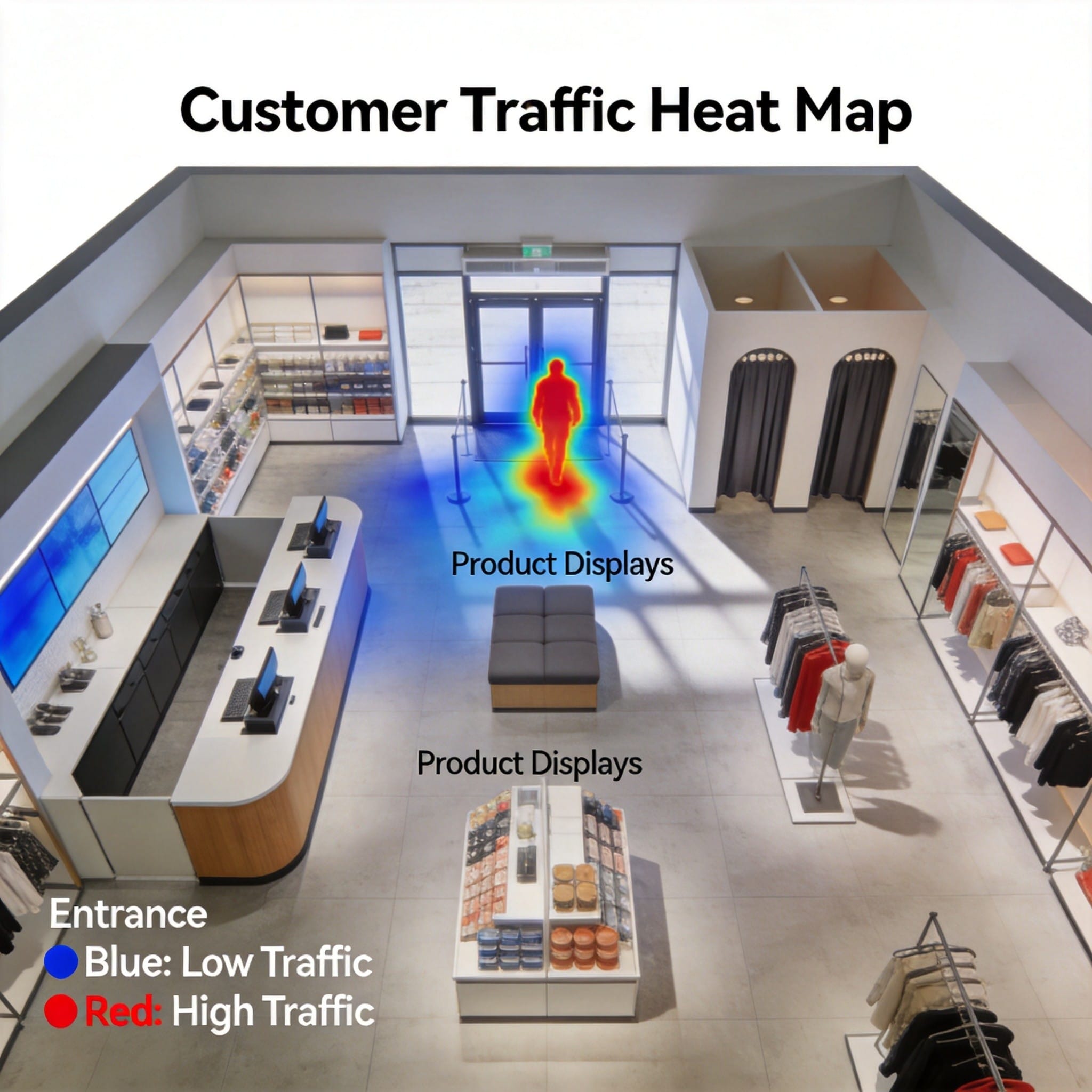 Smart lighting retail analytics