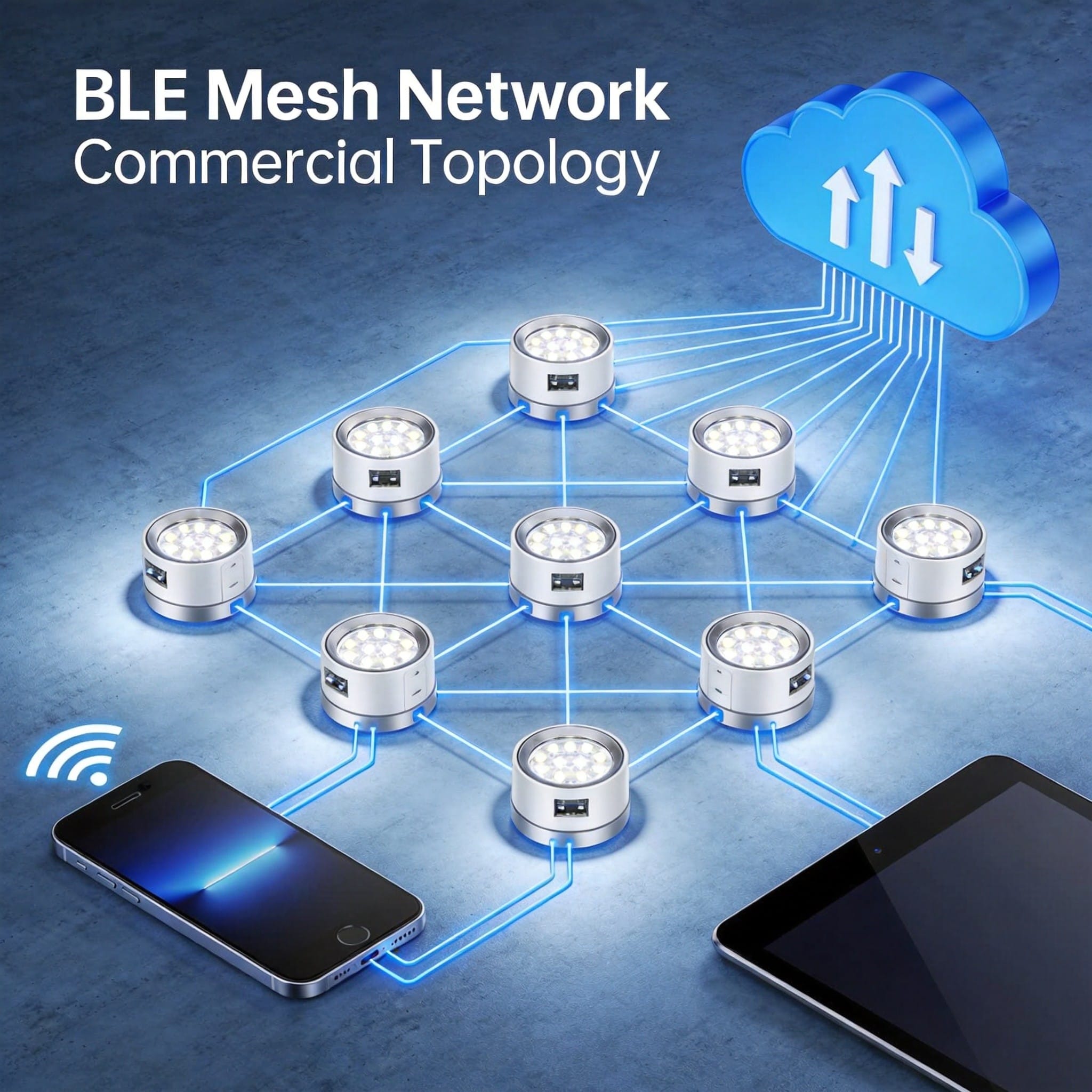 Cloud-based lighting management platform interface