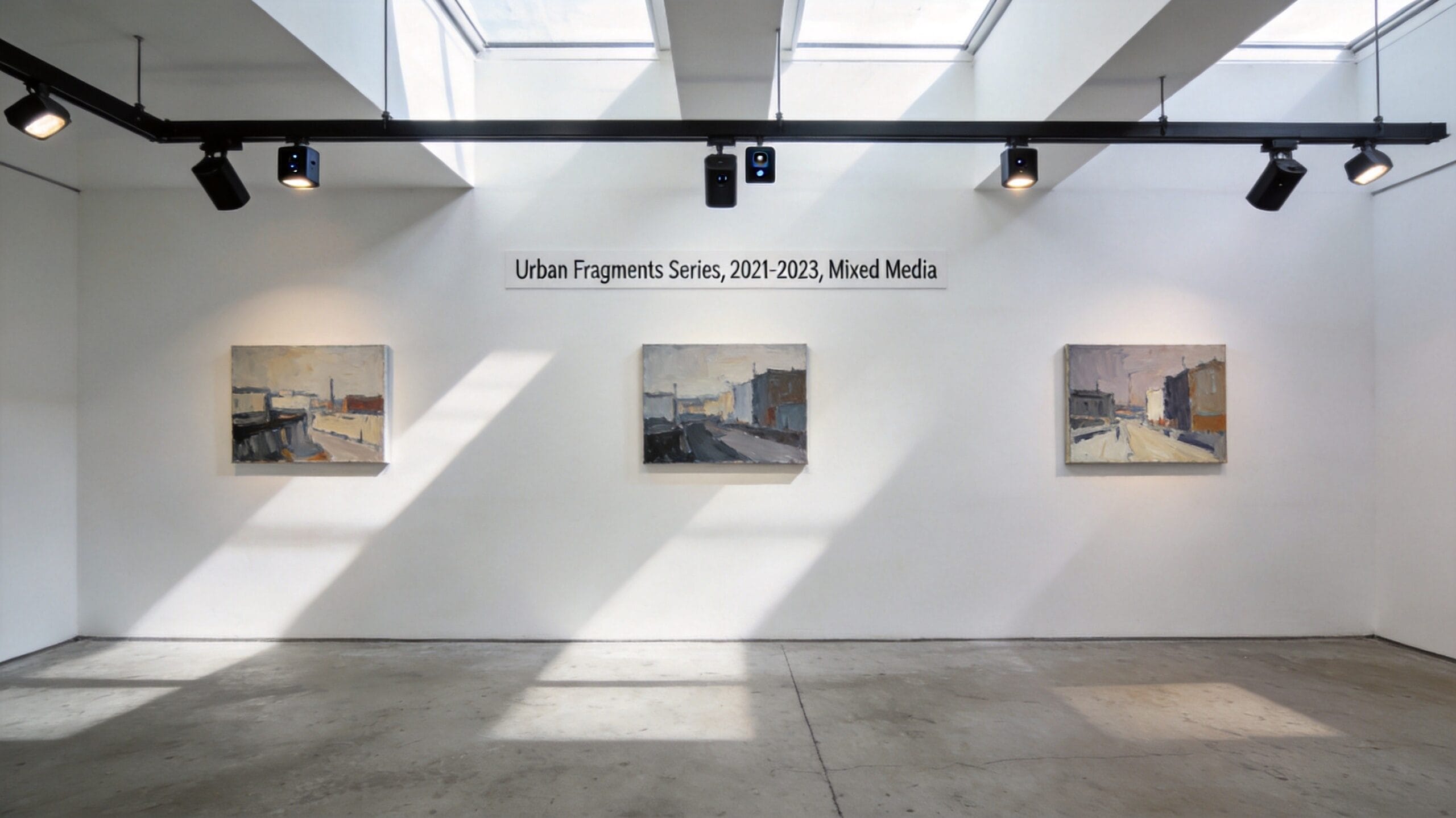 Professional UV and IR sensors monitoring artwork preservation conditions