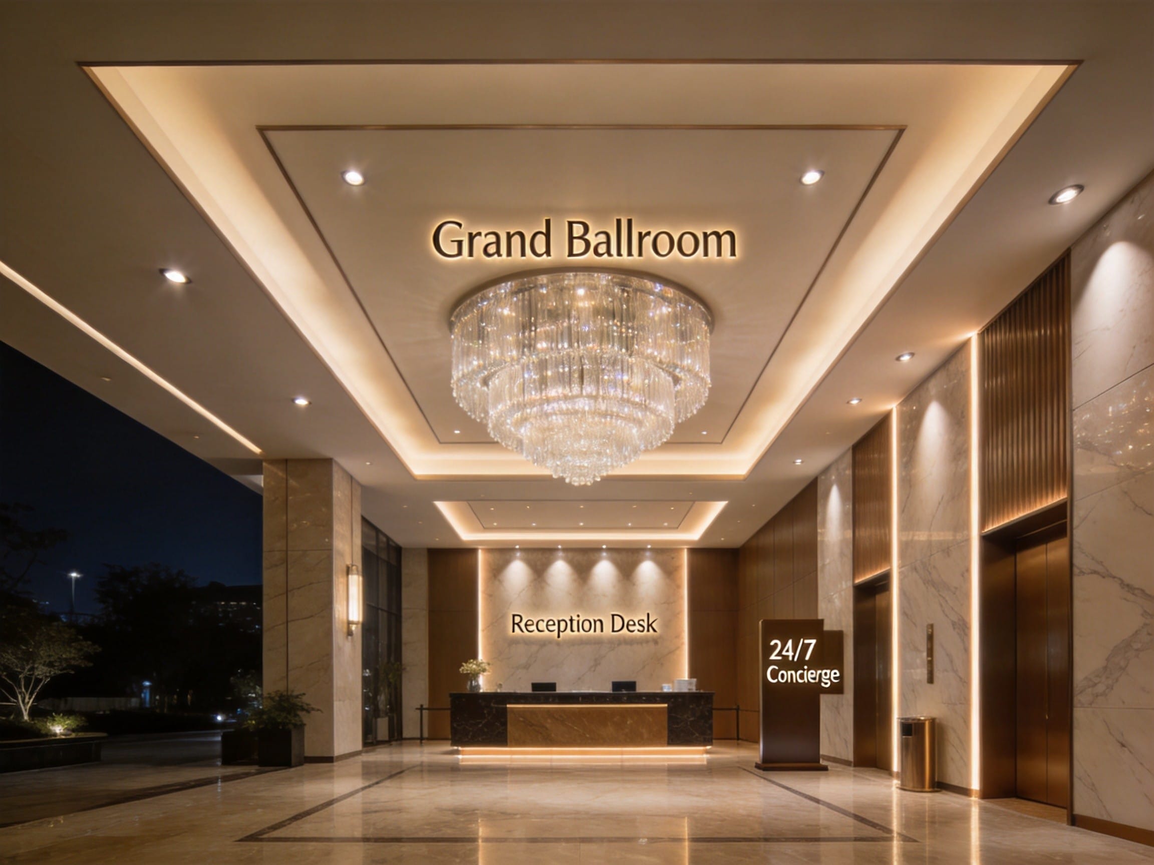 Hotel AI lighting