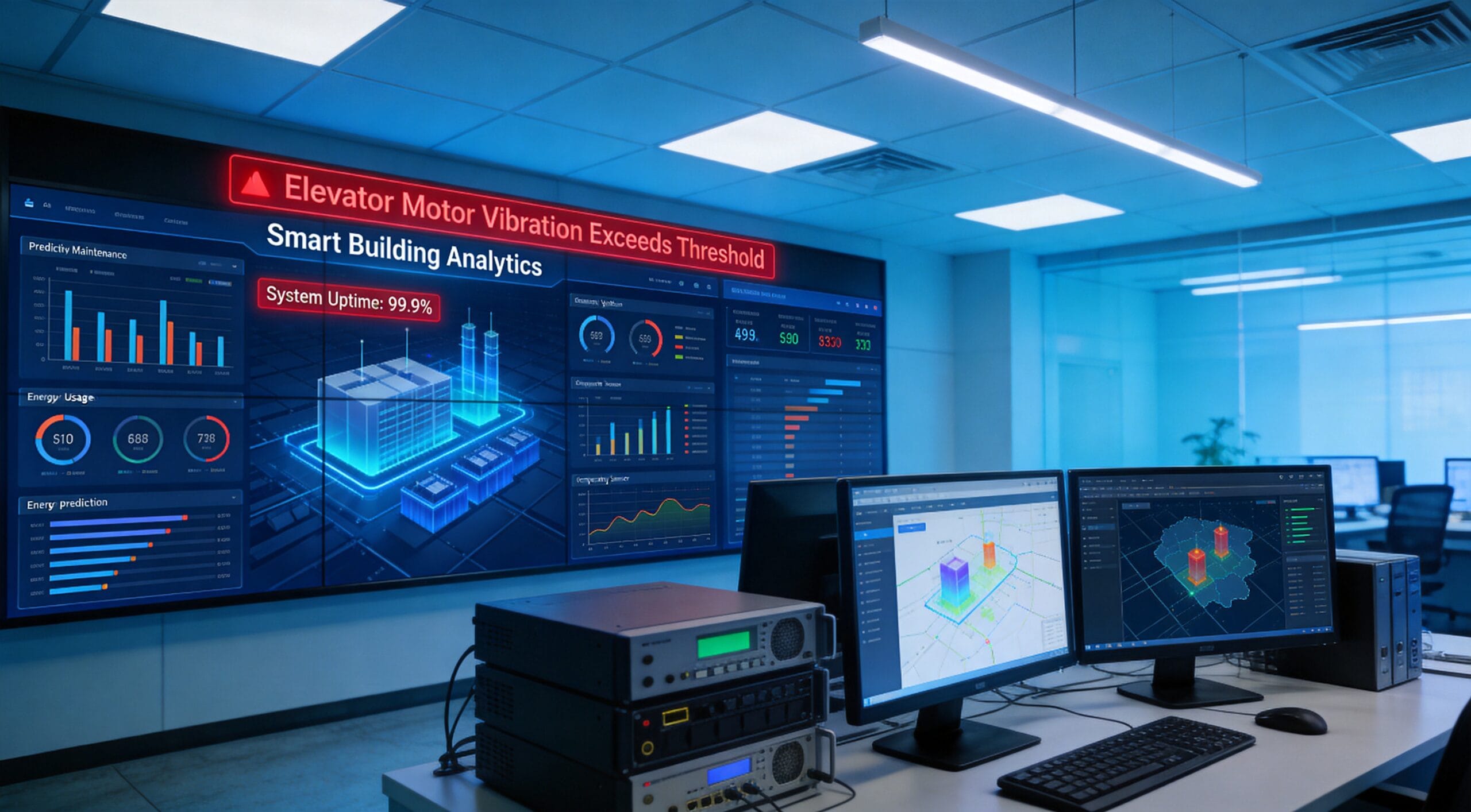 Predictive maintenance lighting