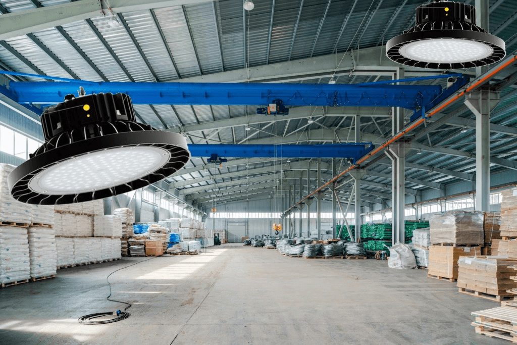 Industrial warehouse LED lighting