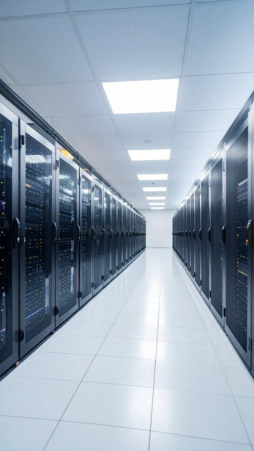 Bright data center facility with efficient illumination